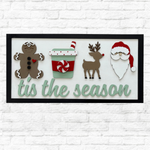 Join Cathy’s Craft Night by The Rustic Rhode on November 13th at 6:00pm to create a festive pine board sign with holiday icons and “tis the season” in green script—perfect for door hangers or holiday décor!.