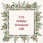 A festive border of pine branches and red berries frames a white square with “Lumnah- Ornaments” in red text, by The Rustic Rhode—perfect for anyone who loves holiday ornaments and Christmas decorations.