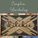 Couples Workshop: Personalized Barn Quilt Sign- Saturday, May 17th 7:00 PM