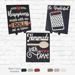 DIY Primitive Kitchen Sign Trio DIY Kit The Rustic Rhode