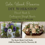 Sola Wood Flowers Workshop- Sunday, May 4th 2:00-4:00 PM